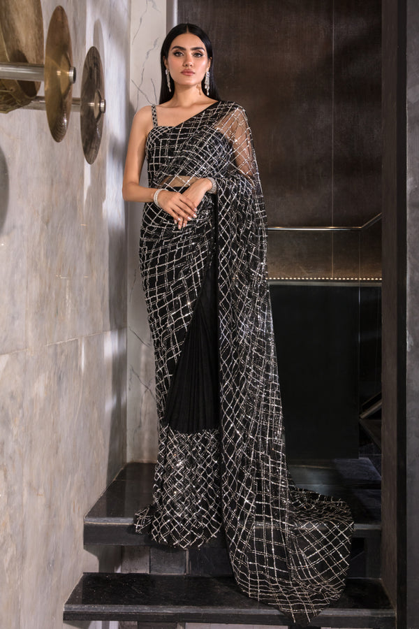 SC-003 Black Saree